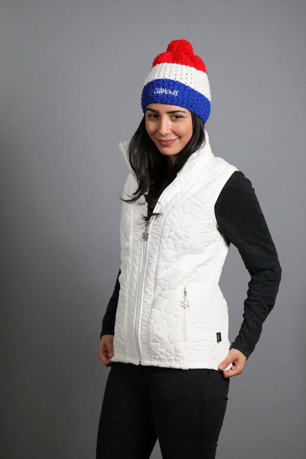 Gilet femme polaire Vienne blanc