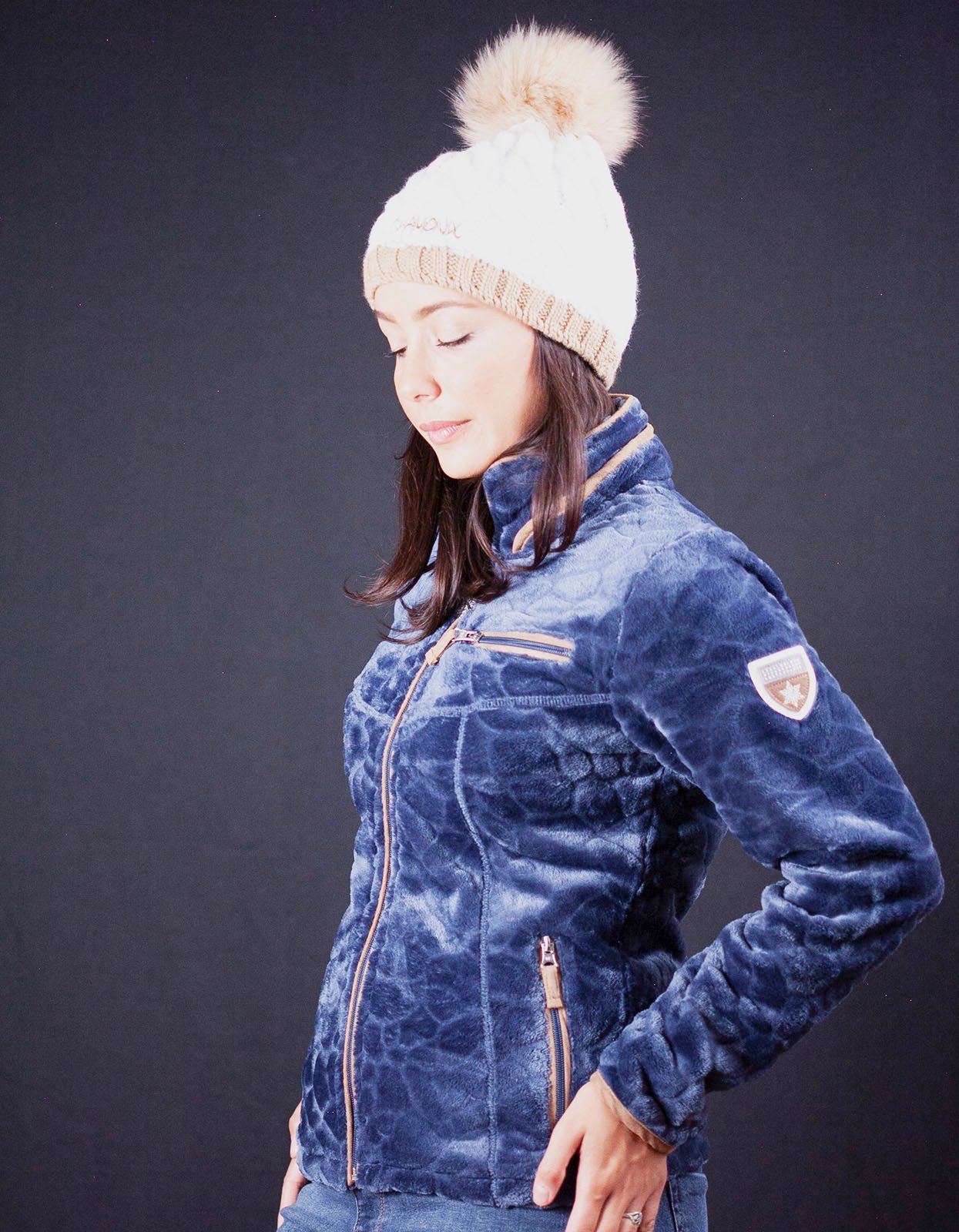 Veste polaire femme Innsbruck Denim - Angele-sportswear