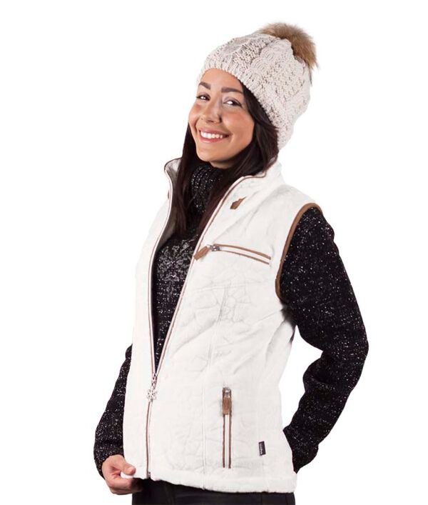 Gilet femme polaire Innsbruck blanc