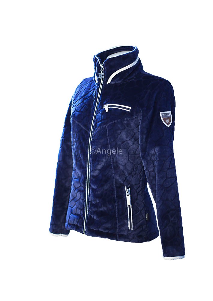 Veste polaire femme Innsbruck Marine/bl 2 Veste polaire femme Innsbruck Marine/bl – Image 2