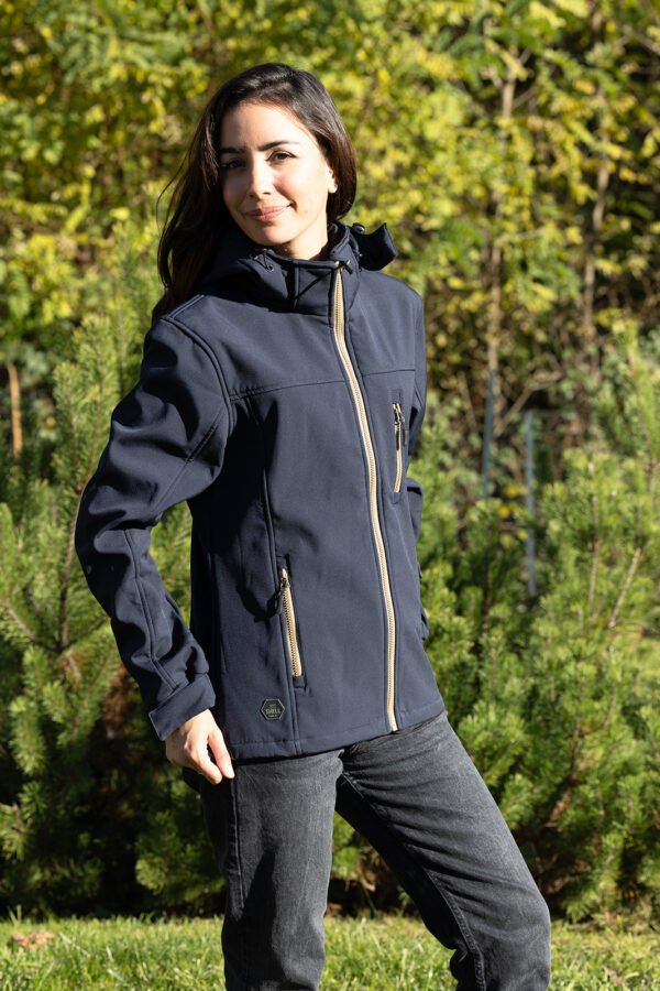 KENYA Softshell Marine zip taupe