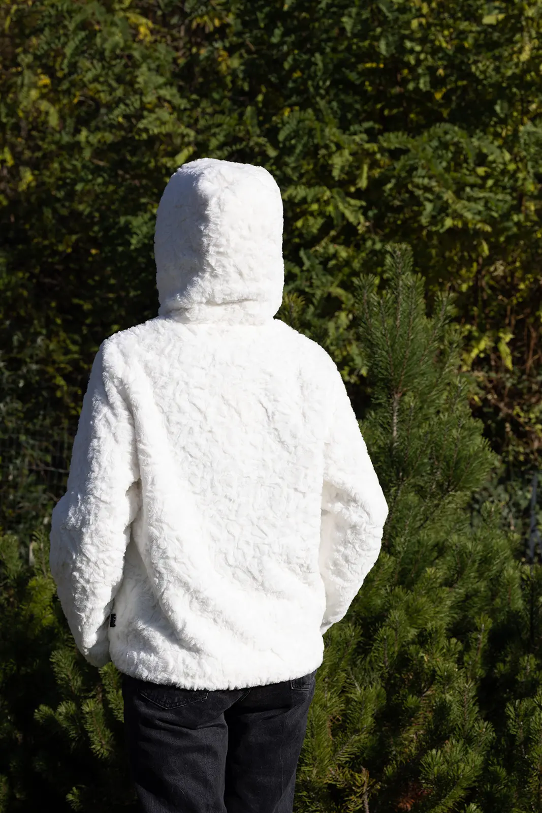 Veste fourrure Bahamas blanc 3 veste polaire femme angele-sportswear