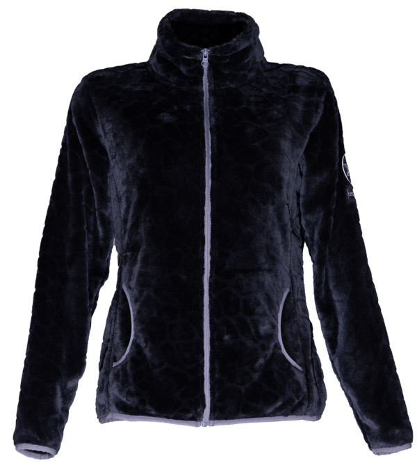 veste polaire femme lauziere noir face