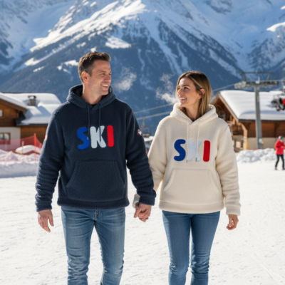 La veste polaire femme : le grand classique qui ne se démode jamais 6 veste polaire sweat marine beige Caro