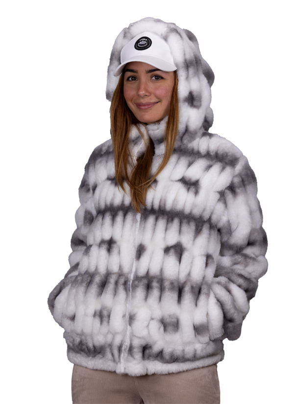 veste fourrure louise grey capuche angele-sportswear