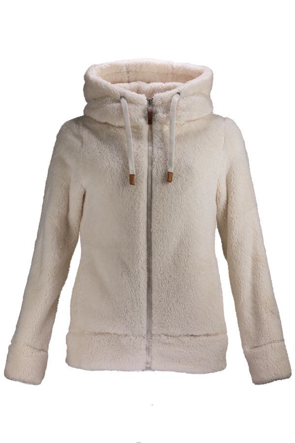 veste polaire capuche femme Angela beige