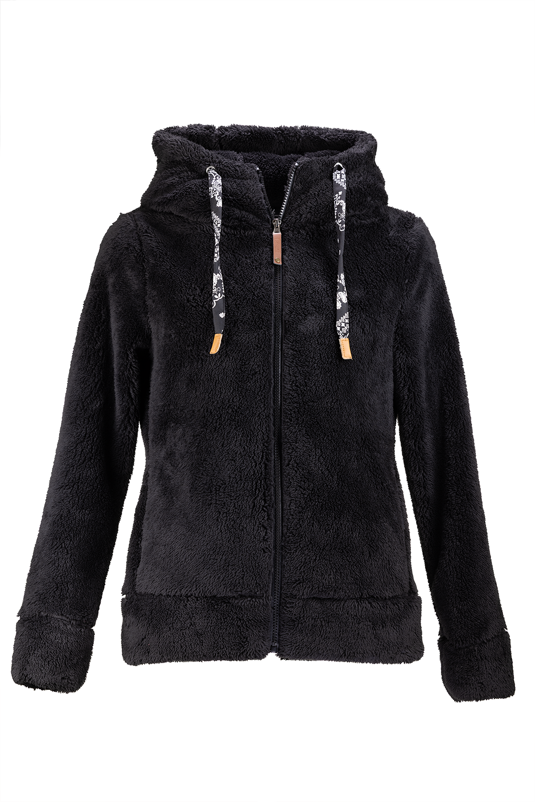 veste polaire capuche femme ANGELA Noir 1 veste polaire capuche femme ANGELA Noir